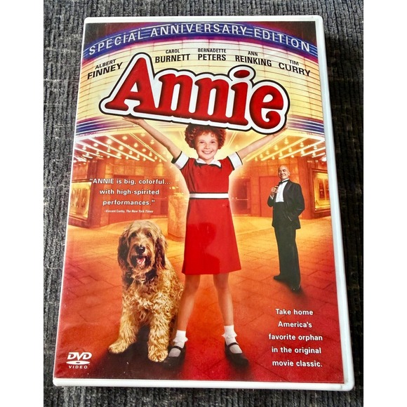 Columbia TriStar Other - Columbia TriStar Annie DVD Special Anniversary Edition 1982 Movie Musical PG